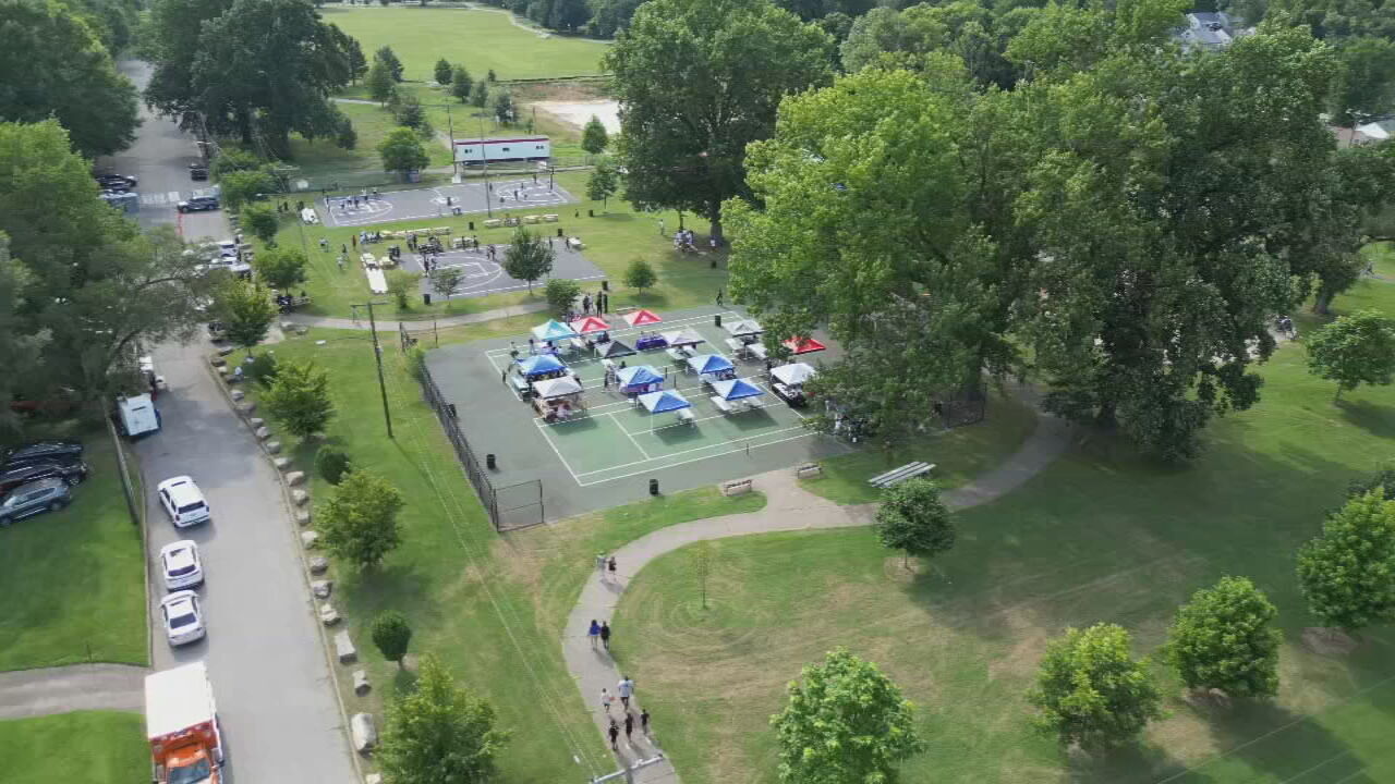 D'Angelo Russell Algonquin Park basketball court renovation 6-28-24